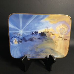 Inspirational Nativity Scene Decorative Plate